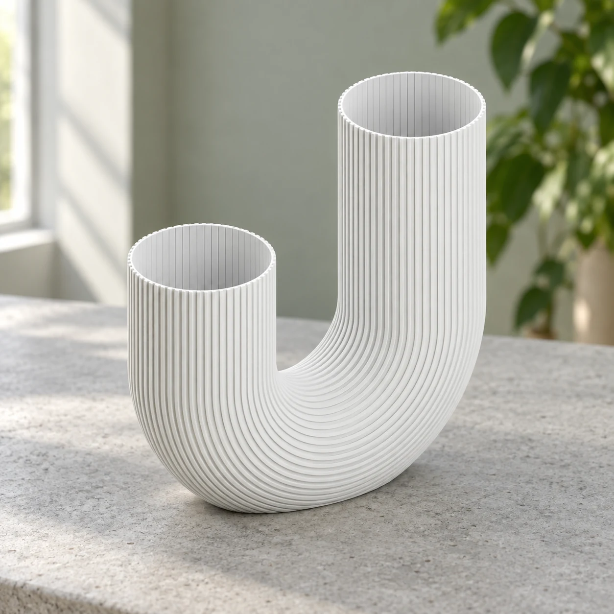 U-Terra Planter · Blanco · Visualización digital