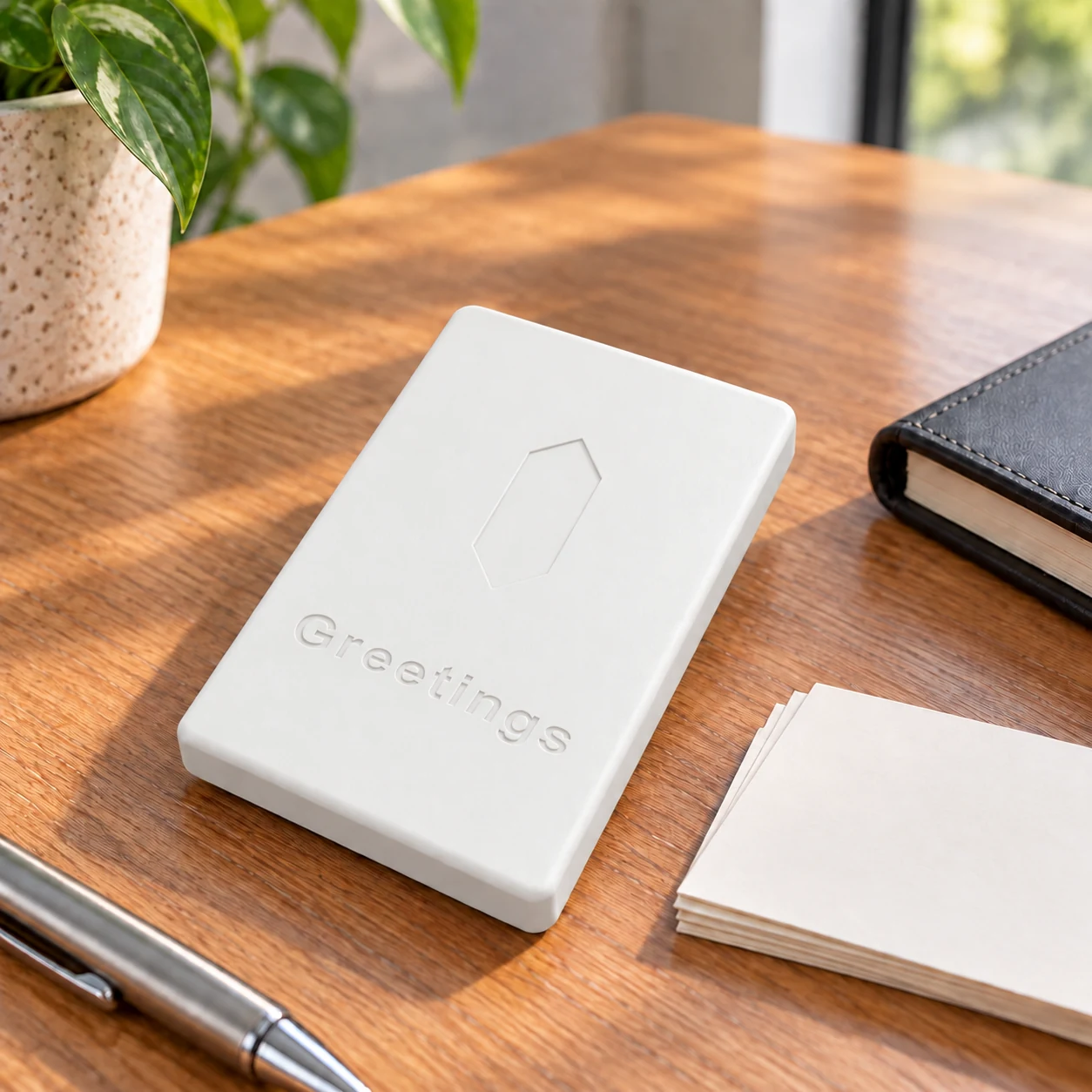 Business Card Dispenser (Pocket) · Blanco · Visualización digital
