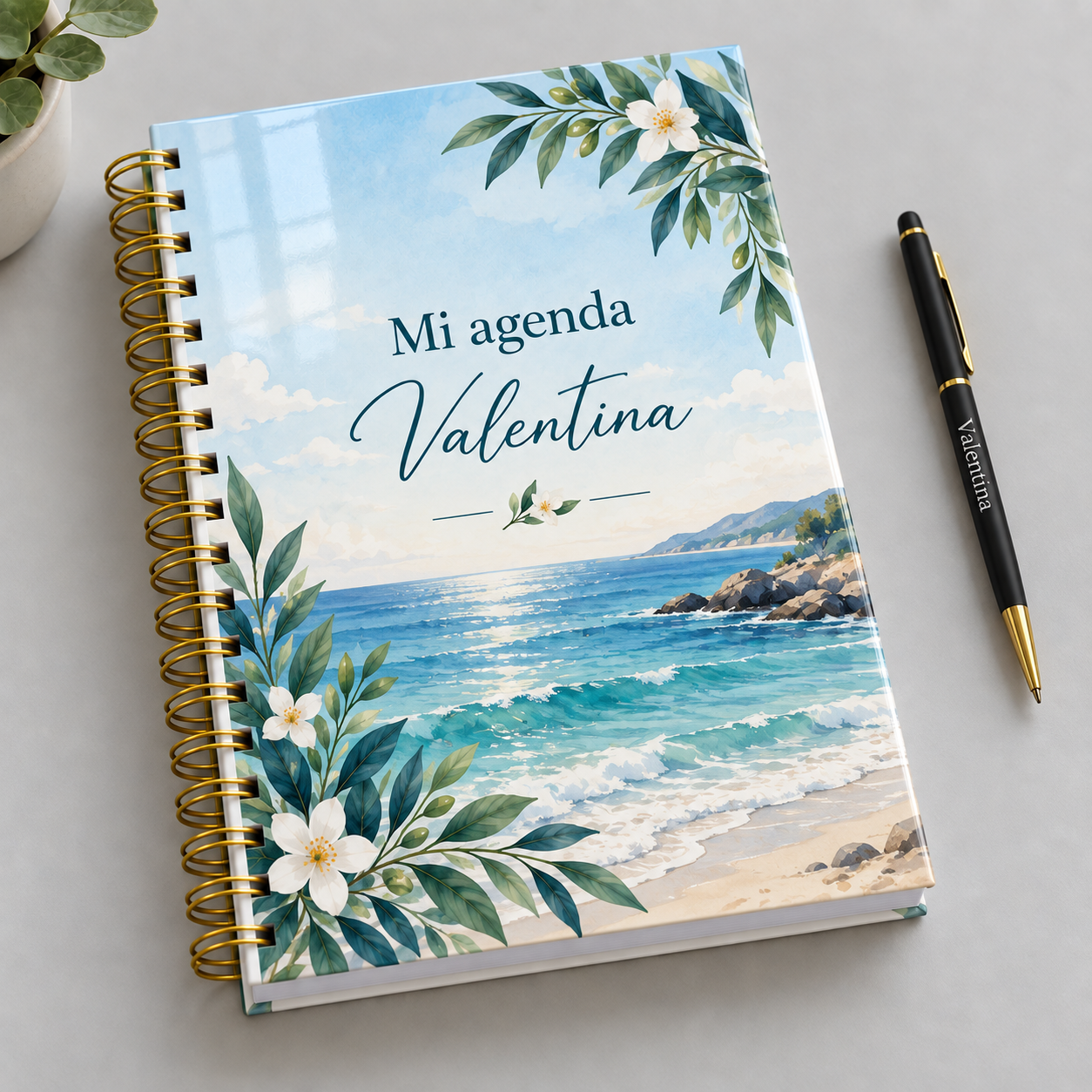 Mockup ilustrativo: Mar y horizonte sereno