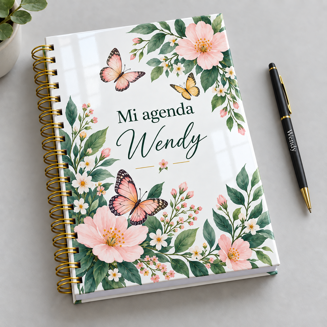Mockup ilustrativo: Jardin de mariposas