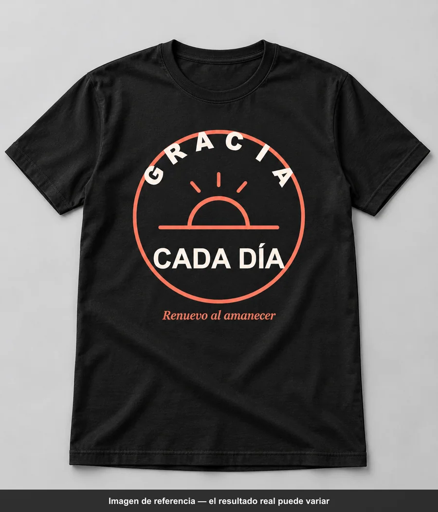 Mockup ilustrativo: GRACIA CADA DÍA