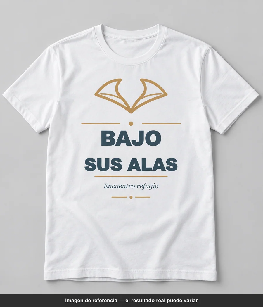 Mockup ilustrativo: BAJO SUS ALAS