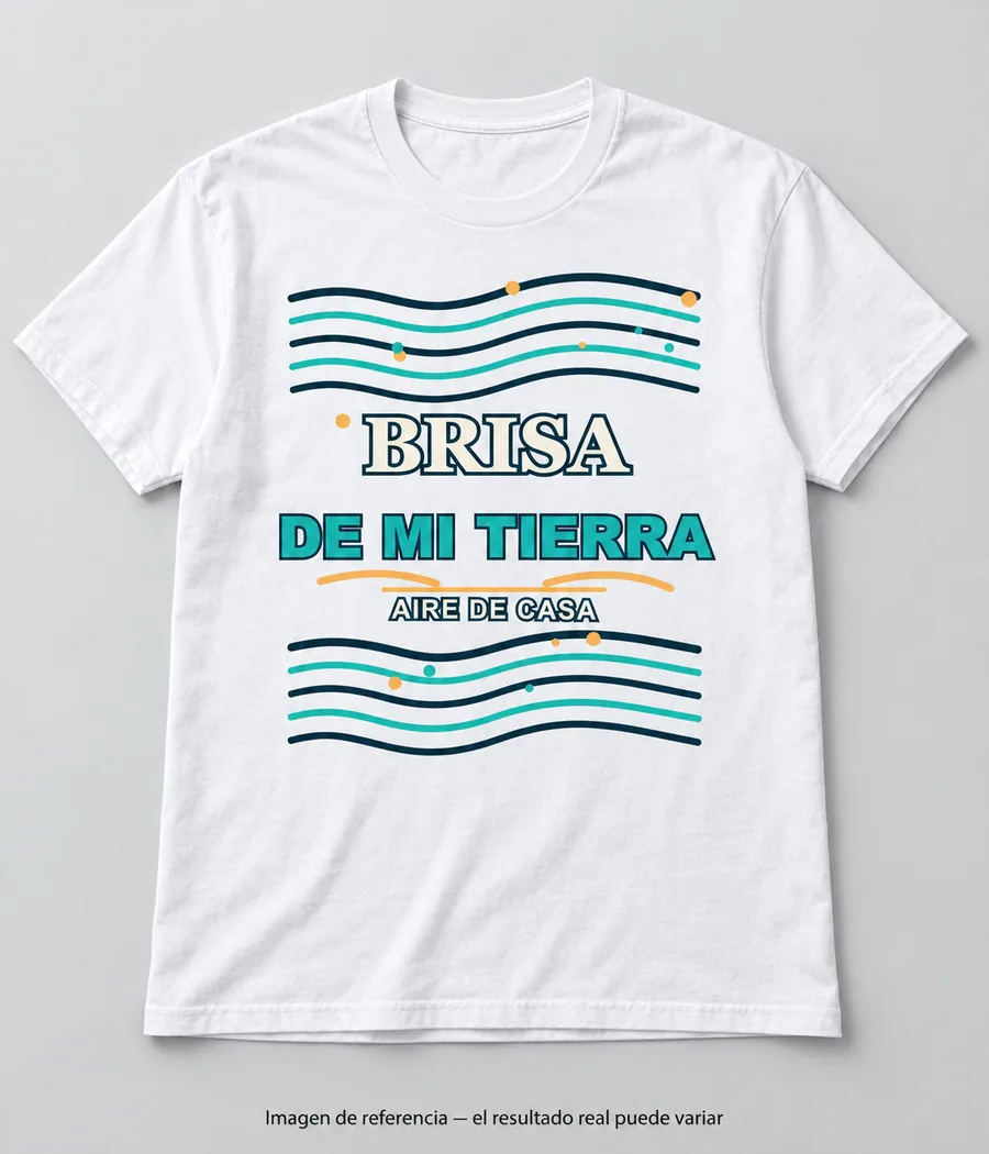Mockup ilustrativo: Brisa de mi tierra
