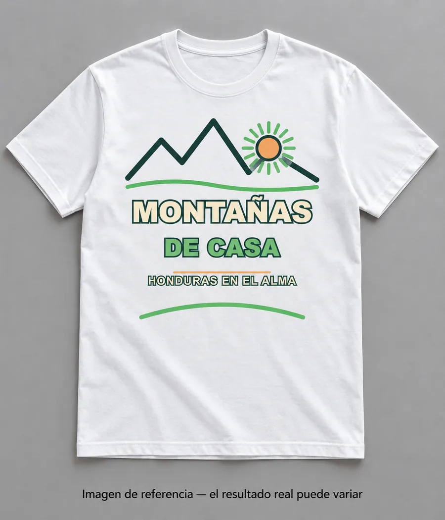 Mockup ilustrativo: Montañas de casa