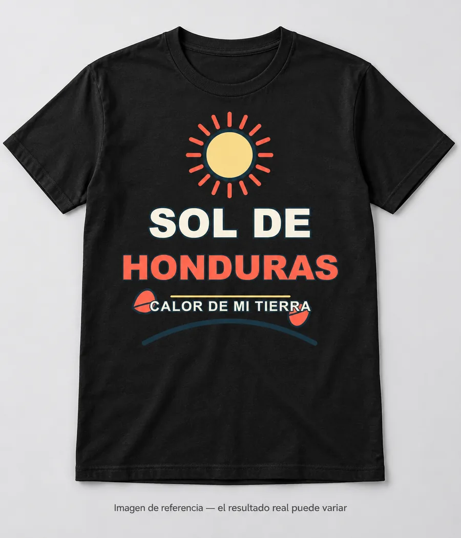 Mockup ilustrativo: Sol de Honduras