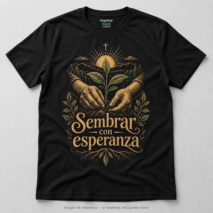 Mockup ilustrativo: Sembrar con esperanza