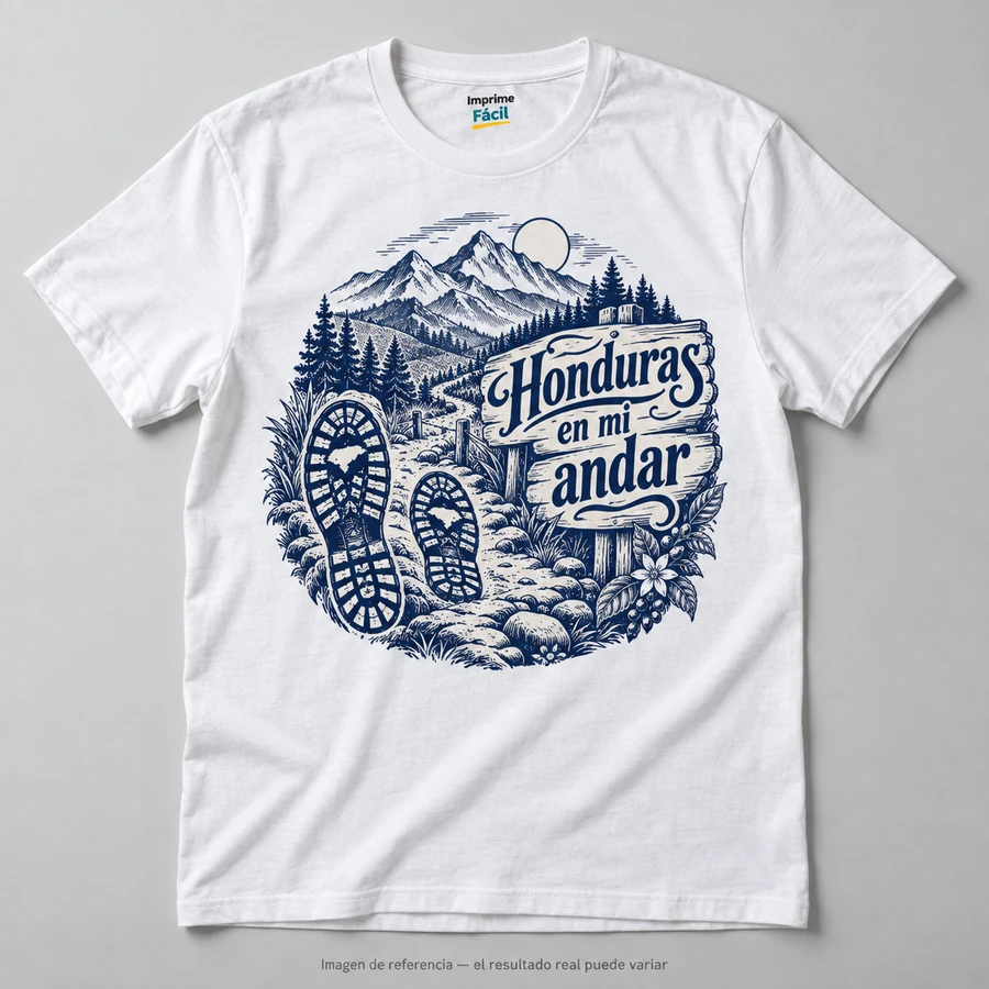Mockup ilustrativo: Honduras en mi andar