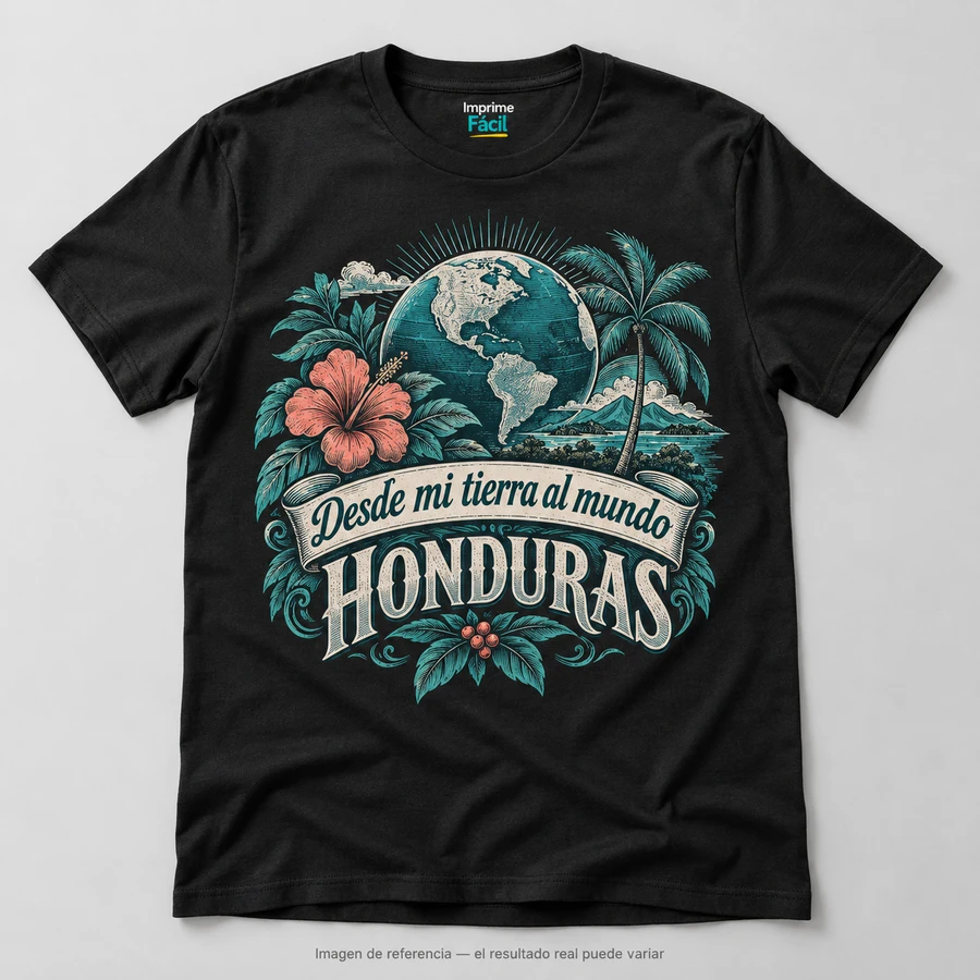 Mockup ilustrativo: Desde mi tierra al mundo