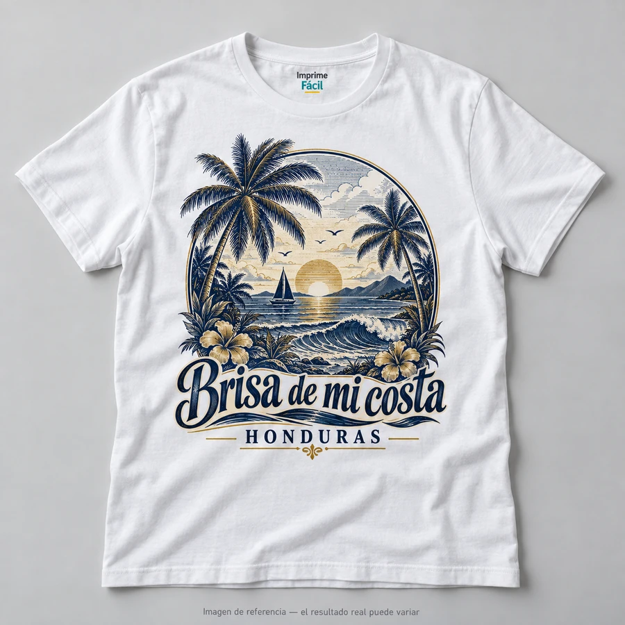 Mockup ilustrativo: Brisa de mi costa