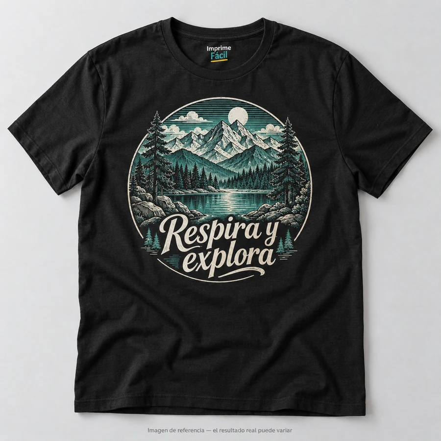 Mockup ilustrativo: Respira y explora
