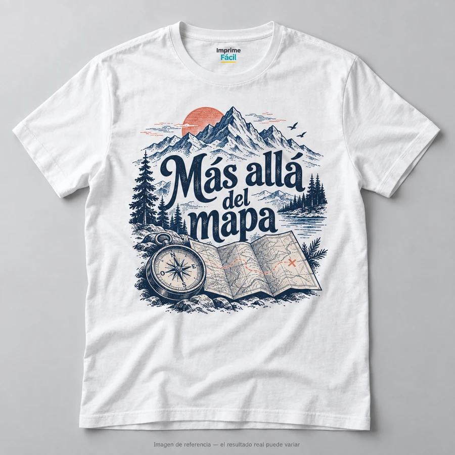 Mockup ilustrativo: Más allá del mapa