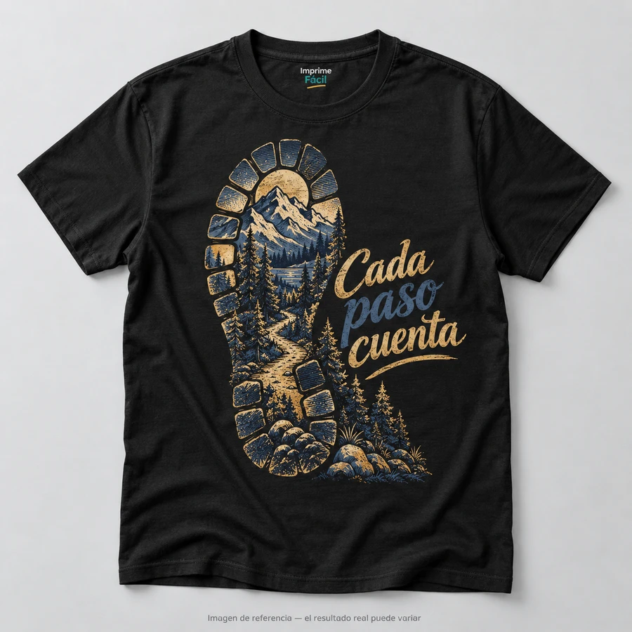 Mockup ilustrativo: Cada paso cuenta
