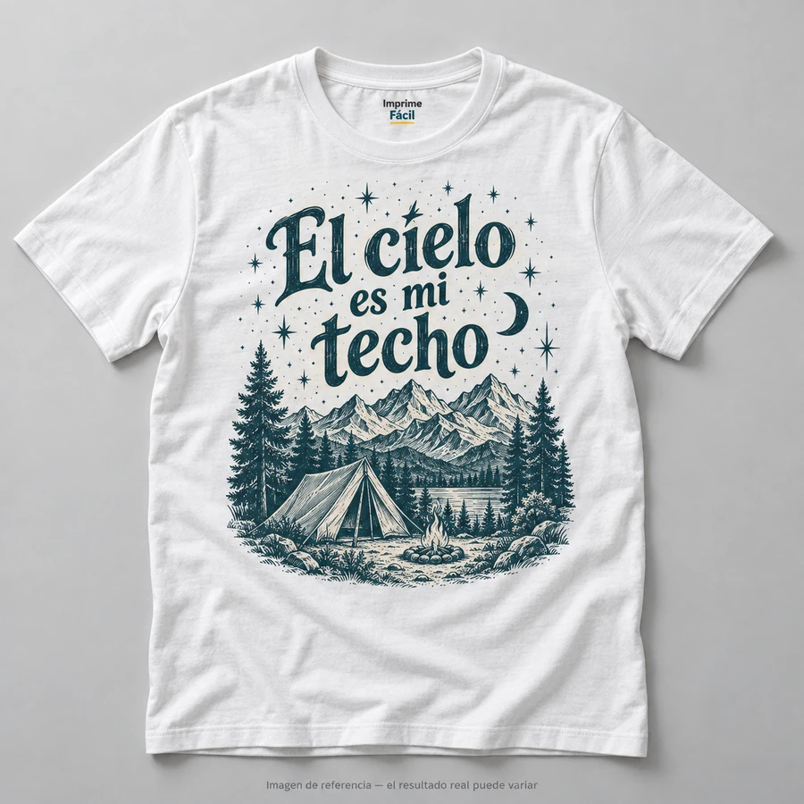 Mockup ilustrativo: El cielo es mi techo