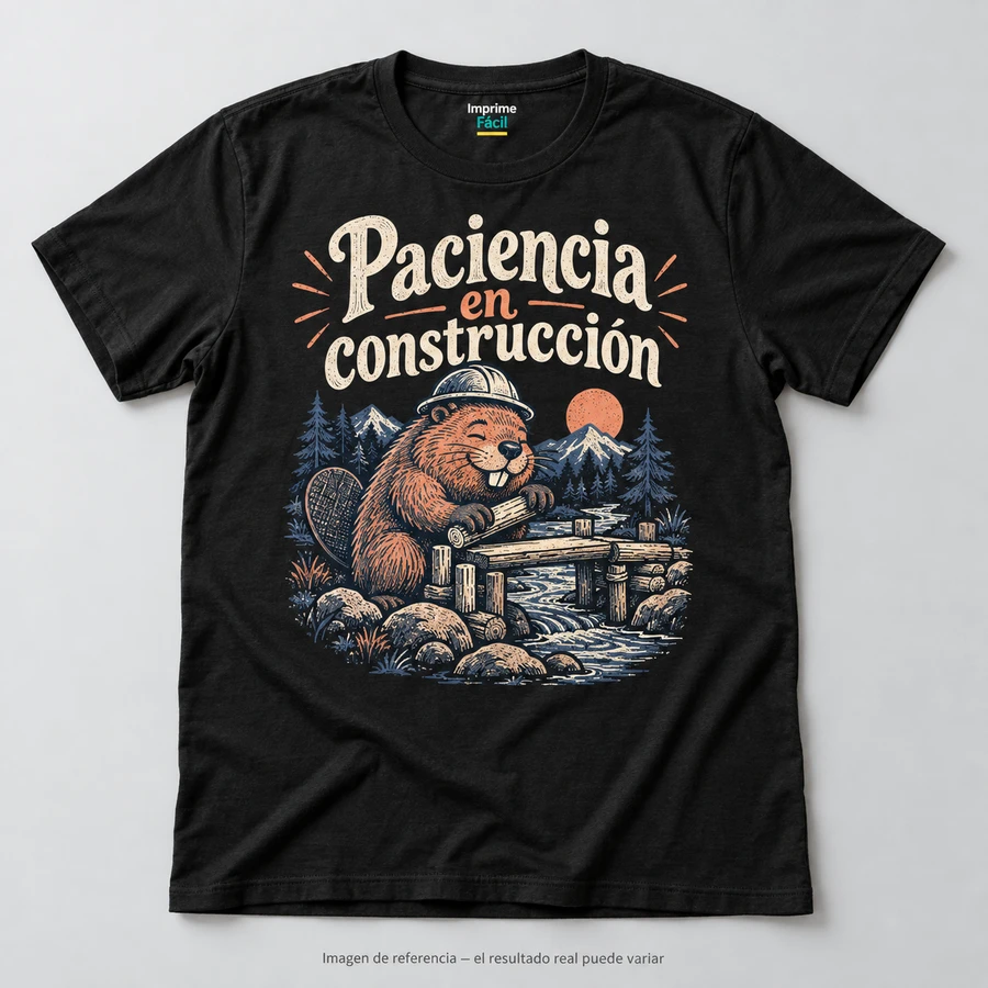 Mockup ilustrativo: Paciencia en construcción