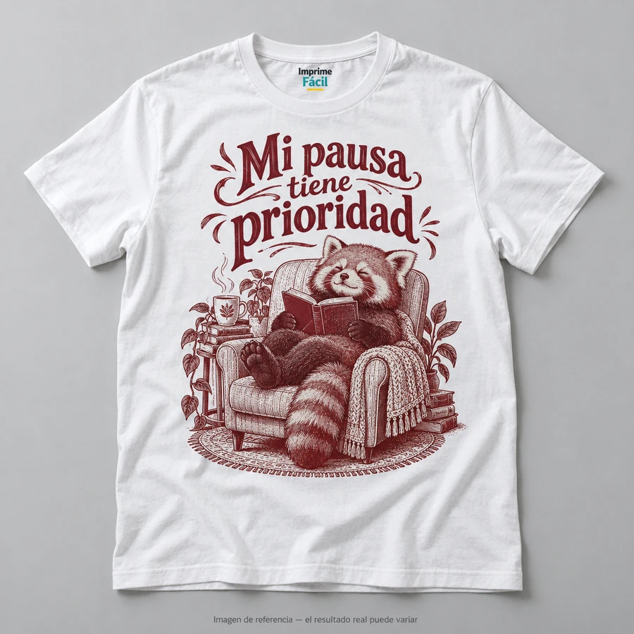 Mockup ilustrativo: Mi pausa tiene prioridad