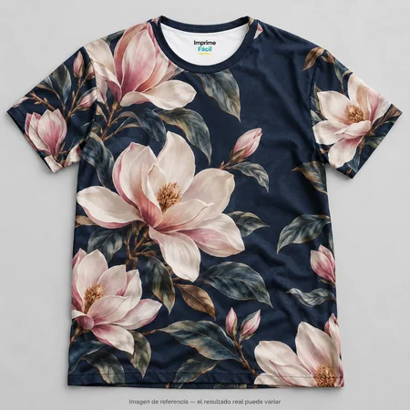 Mockup ilustrativo: Magnolias al viento