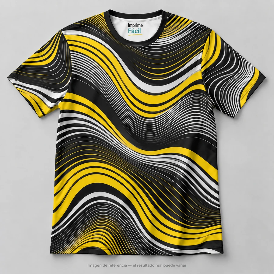 Mockup ilustrativo: Ondas de luz