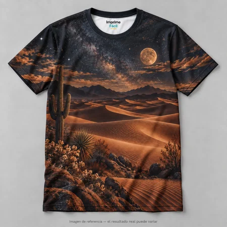 Mockup ilustrativo: Desierto de estrellas