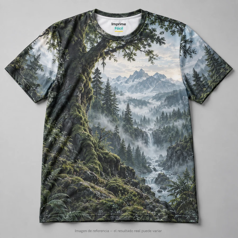Mockup ilustrativo: Bosque de niebla