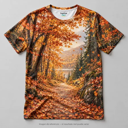 Mockup ilustrativo: Ruta de otoño