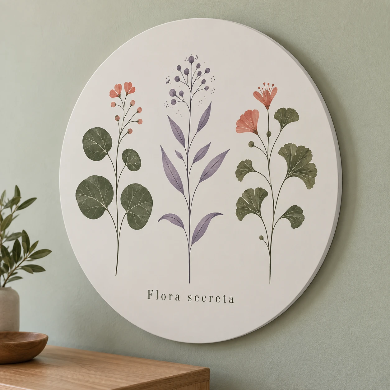 Mockup ilustrativo: Herbario imaginario