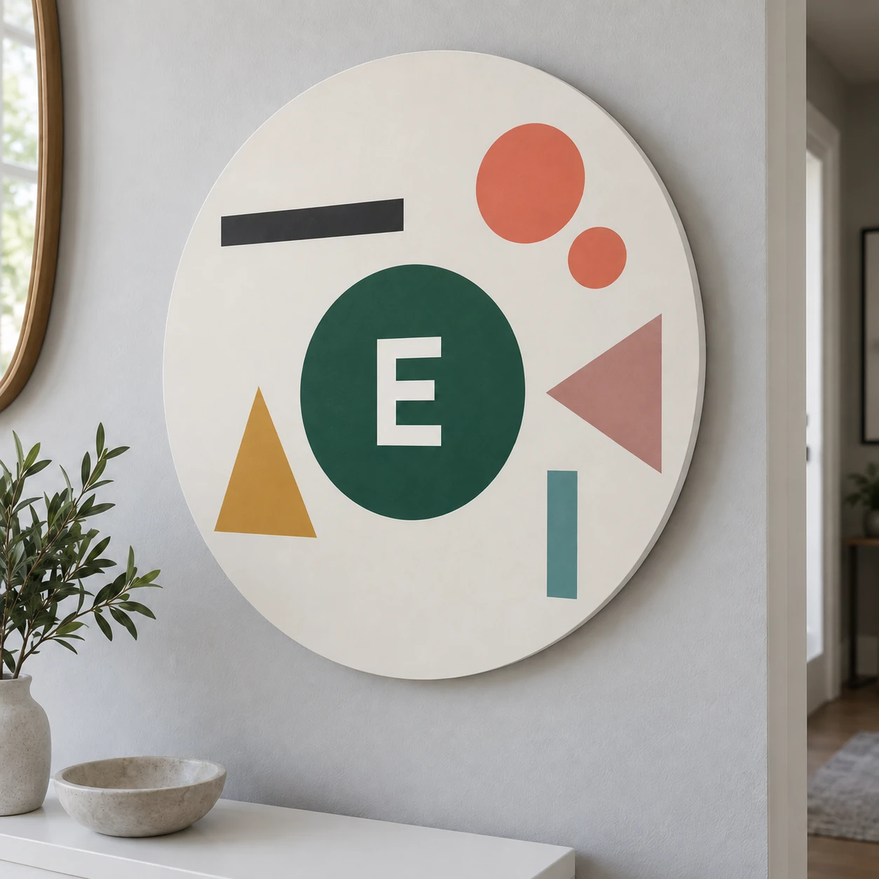 Mockup ilustrativo: Equilibrio de formas