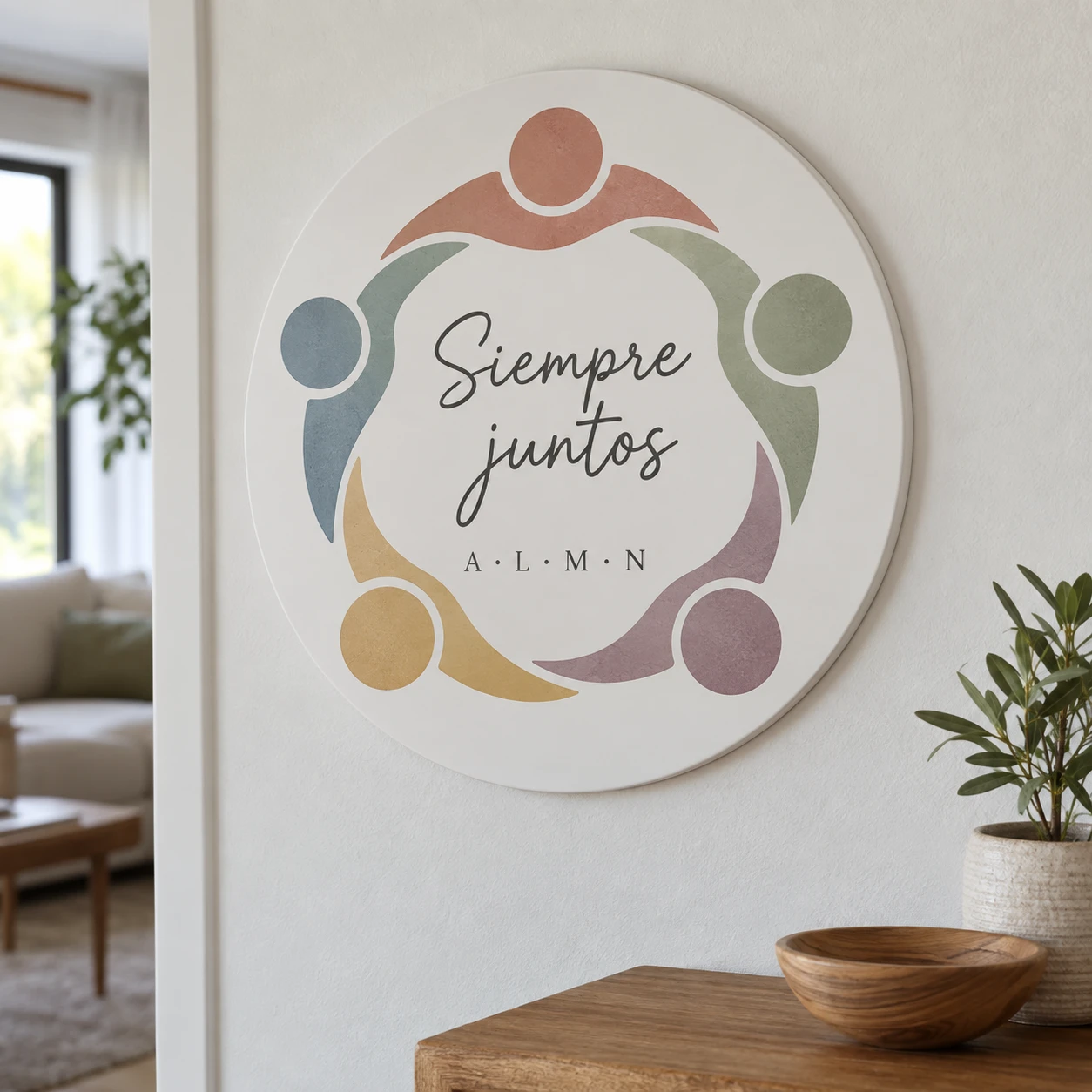 Mockup ilustrativo: Círculo de amistad