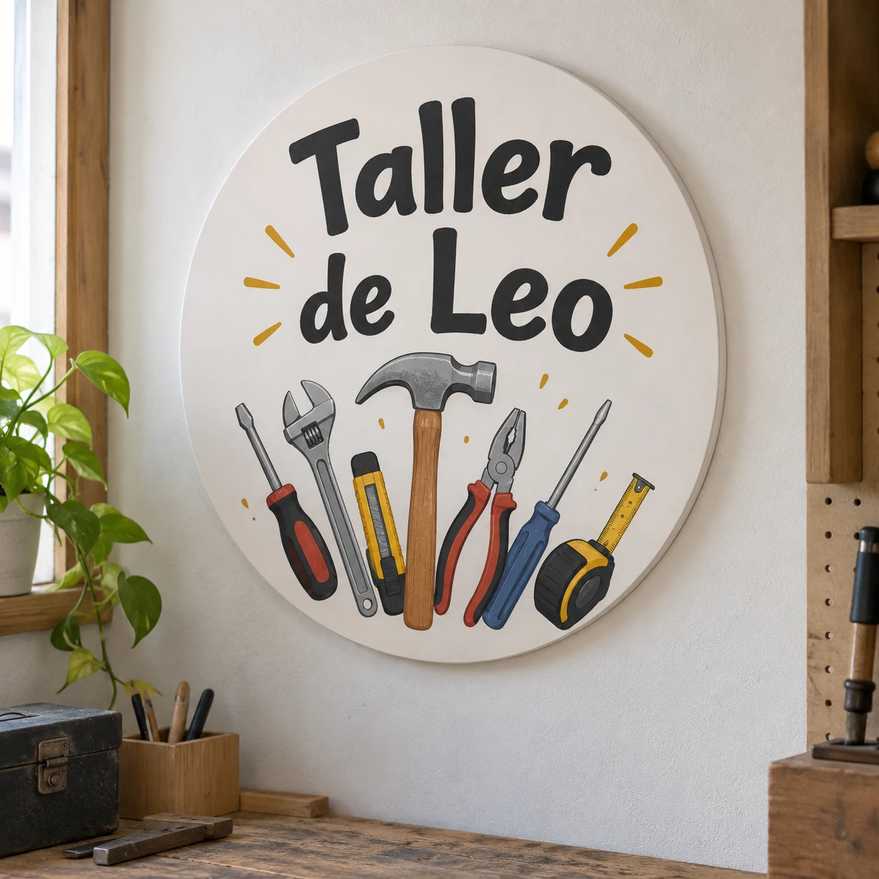 Mockup ilustrativo: Taller de ideas