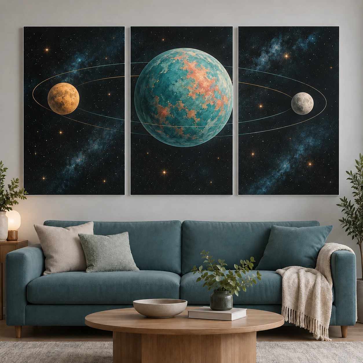 Mockup ilustrativo: Órbita compartida