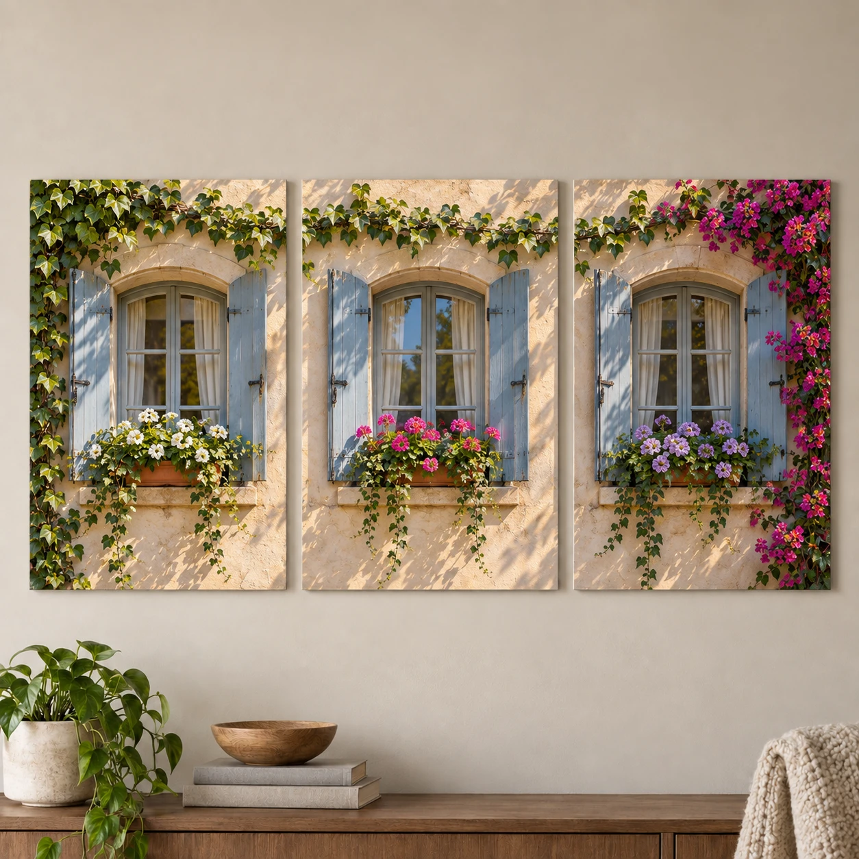 Mockup ilustrativo: Ventanas de colores