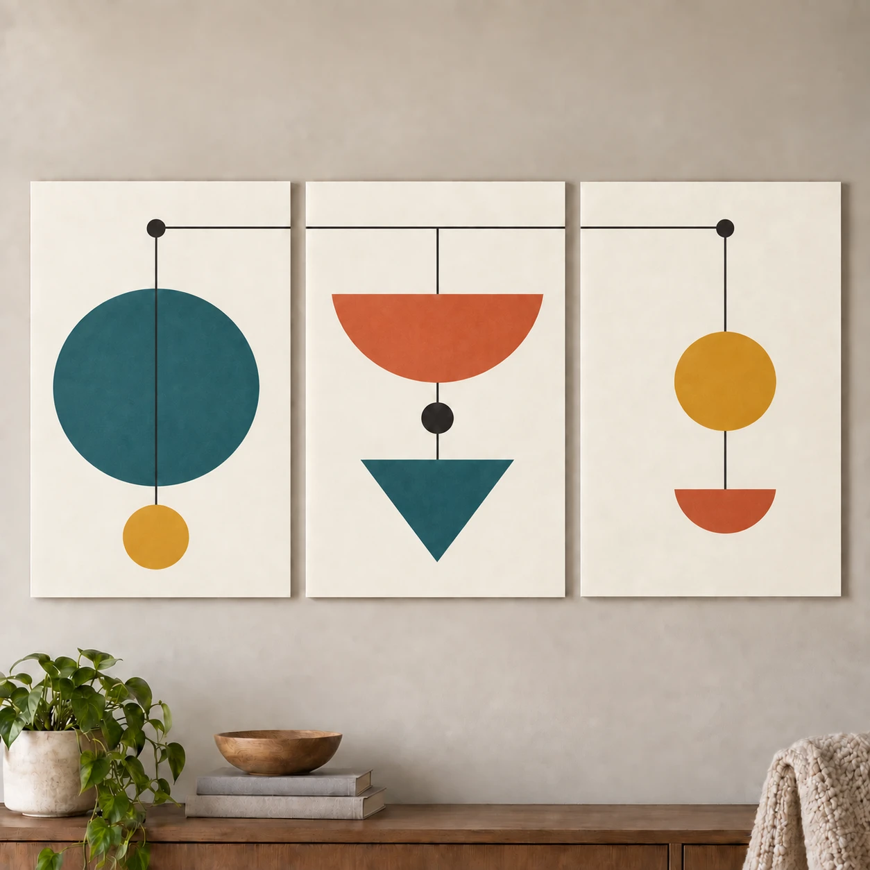 Mockup ilustrativo: Equilibrio suspendido
