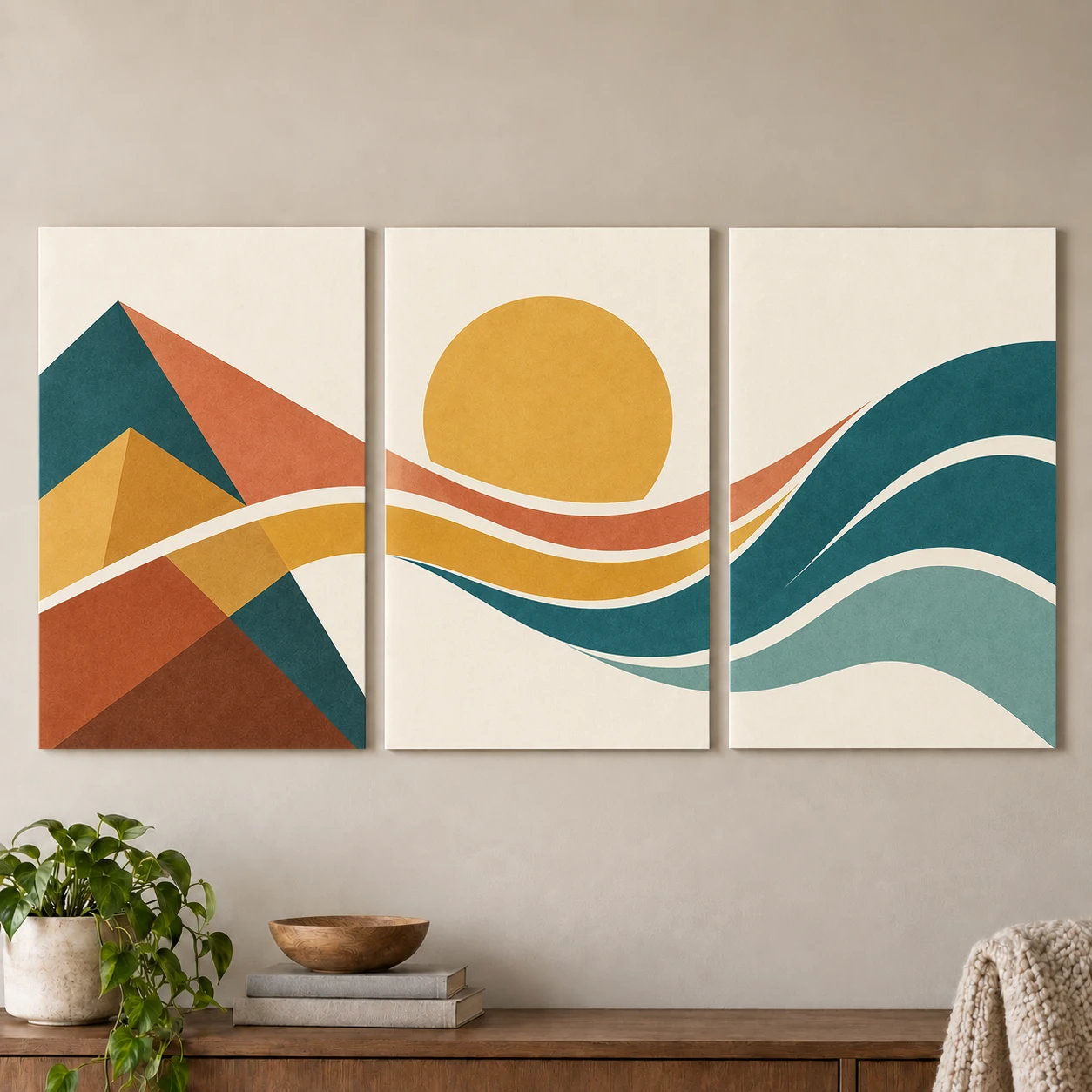 Mockup ilustrativo: Tierra, aire y agua