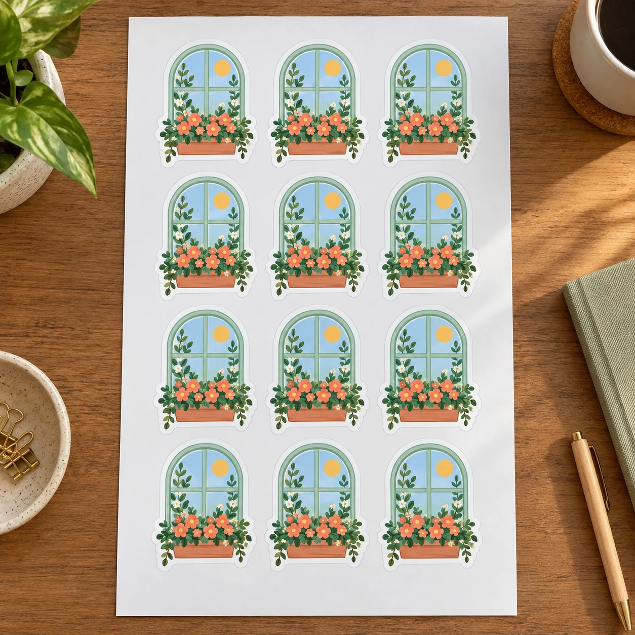 Ventana jardin