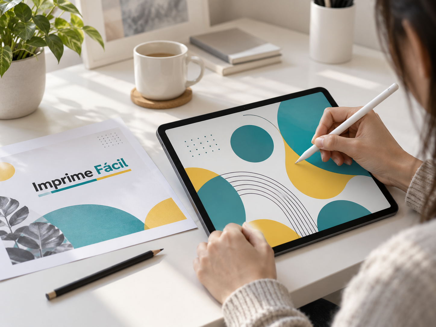 Mockup ilustrativo: Diseño normal para tu trabajo