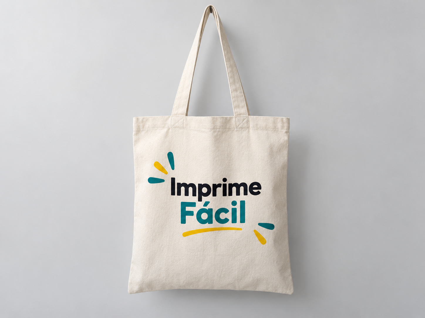 Mockup ilustrativo: Tu propio diseño · Tote Bag