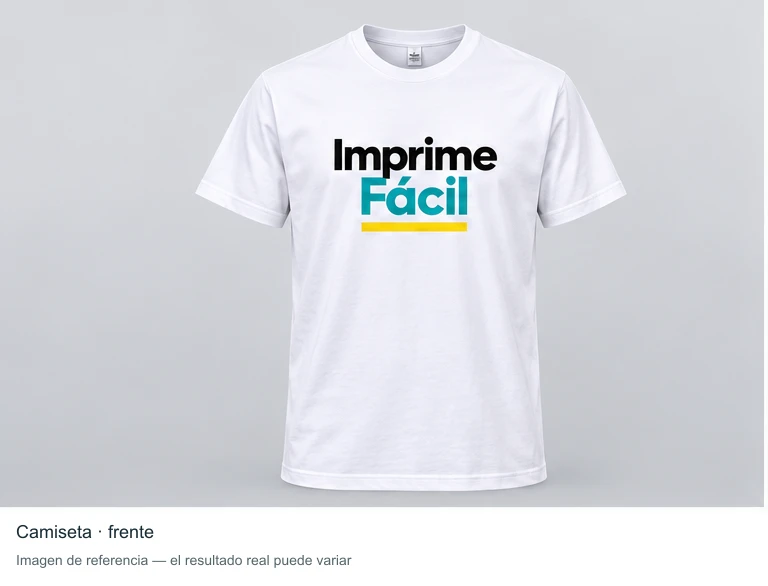 Mockup ilustrativo: Camisetas DTF · Vista 1 de 4