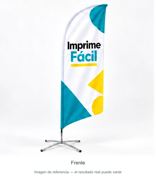 Mockup ilustrativo: Fly banner