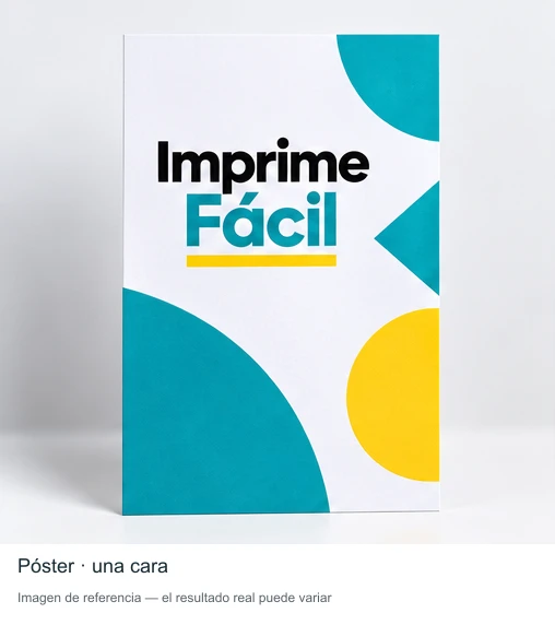 Mockup ilustrativo: Pósters 11″ × 17″