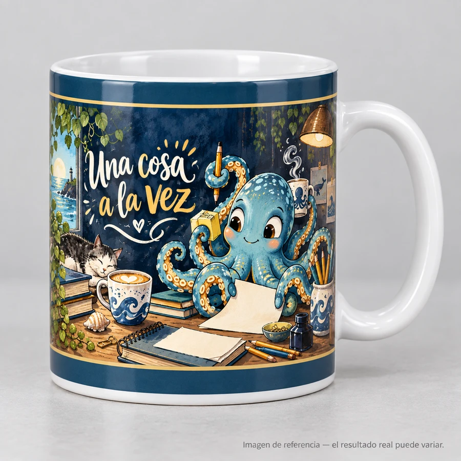 Mockup ilustrativo: Una cosa a la vez