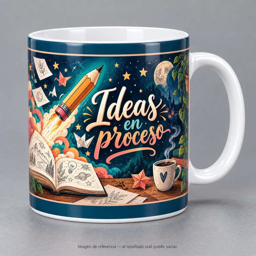 Mockup ilustrativo: Ideas en proceso