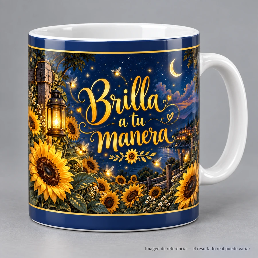 Mockup ilustrativo: Brilla a tu manera