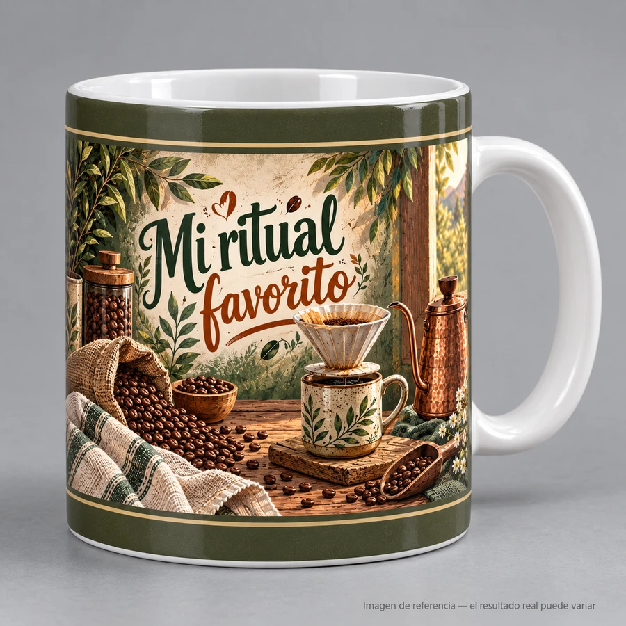 Mockup ilustrativo: Mi ritual favorito
