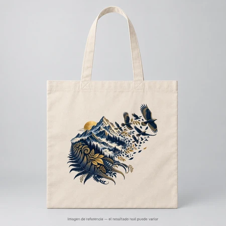 Mockup ilustrativo: Tierra y cielo