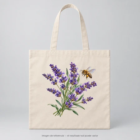 Mockup ilustrativo: Días de lavanda